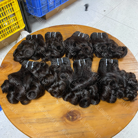 Lot de Cheveux Naturels Vietnamiens 100% Humains Funmi Magic Wavy – Sans Nœuds, Sans Chute, Couleur Noire, Ondulés avec Tissage Fin