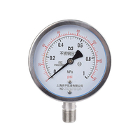 Drukmeter met roestvrijstalen filmkast Roestvrijstalen drukmeter Y-60BF-1~100MPa