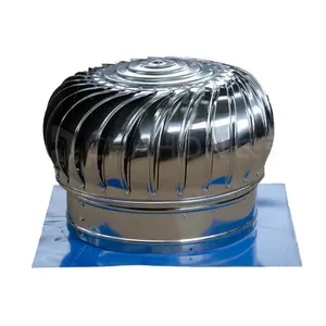 24" 32'' stainless steel aluminium Wind-Powered Roof Turbine Vent Square to Round Shape for Plant