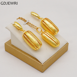 Mirafeel — boucles d'oreilles design et collier de style italien, ensemble de breloques pour femmes, cadeaux en or pour fête de mariage, <span class=keywords><strong>bijoux</strong></span> de mariée, EP181, nouvelle collection - Product Image 1