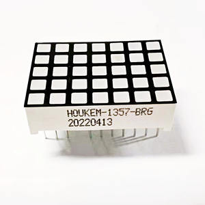 Display LED Matricial de Boa Qualidade 3*3mm 28.6*20.3mm Houkem-1357-A/BSR Super Vermelho - Product Image 1