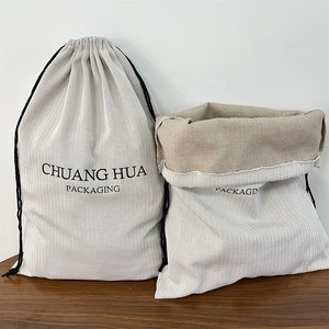 Bolsa de Algodón Orgánico con Cordón, Personalizada, Ecológica, de Muselina, para Empaque de Joyería, MOQ Bajo - Product Image 5