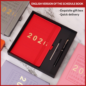 Agenda 2026/2027 Versión en Inglés, Formato A5, Cubierta de PU, Encuadernación Cosida, 160 Hojas, Tapa Dura, Calendario - Product Image 2