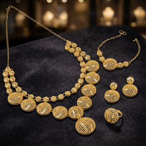 Gold Plated Micro Forming Necklaces Wedding & Special Occasion Jewelry Gift for Women <b>Copper</b> & Brass Chapado En Oro Oro Laminado - Product Image 3