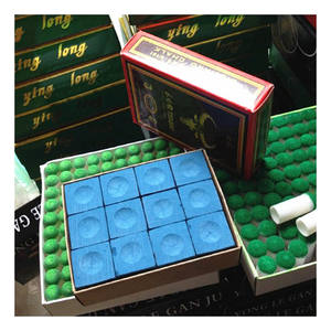 Suministros de billar profesional, accesorios de secado aceitoso personalizados, tiza de billar inglés en polvo, 12 Uds. - Product Image 5