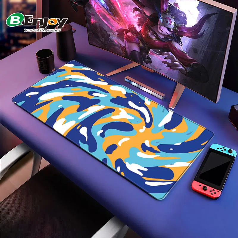Hot Premium Quality Custom Logo Print Waterproof Large XXL Rubber Neoprene Office Gaming Mouse Pad Desk Pad Mat Deskmat