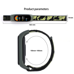 Forwelleny Nylon Camouflage Bracelets de montre intelligente xiaomi <span class=keywords><strong>Mi</strong></span> <span class=keywords><strong>Band</strong></span> 7 <span class=keywords><strong>6</strong></span> 5 4 3 Ceinture de remplacement pour xiaomi <span class=keywords><strong>Band</strong></span> - Product Image 3