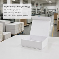 Caja de Regalo Rígida con Impresión Personalizada para Joyería, Cosméticos, Velas, Cierre Magnético, Plegable, Empaque Plano, Minimalista, Venta al Por Mayor