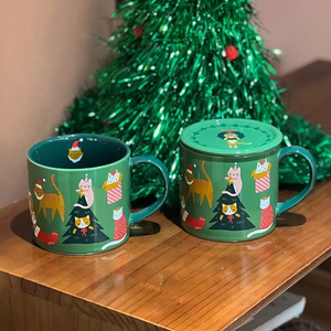 JINXIN OEM vente <span class=keywords><strong>en</strong></span> gros tasse à café <span class=keywords><strong>en</strong></span> céramique avec couvercle de Noël mignon gobelet bouteille d'eau personnalisée produits de marché <span class=keywords><strong>en</strong></span> <span class=keywords><strong>ligne</strong></span> - Product Image 3