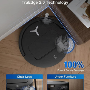 สำหรับ ECOVACS สำหรับ DEEBOT T50 PRO หุ่นยนต์ดูดฝุ่นถูพื้นอัจฉริยะ ดีไซน์บางเฉียบ 3.19 นิ้ว แรงดูด 15000Pa ระบบป้องกันผมพันกัน ZeroTangle 2.0 ระบบป้องกันขอบ TruEdge พร้อมระบบ AIVI - Product Image 4