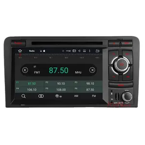 راديو سيارة بشاشة تعمل باللمس من Kirinavi Android لأودي A3 S3-، وسائط متعددة لصوت السيارة ، wifi 3g BT RDS