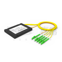 Divisor Óptico SC PLC 1x64 1x128 Bajo IL 14dB Telcordia GR-1209 Certificado RoHS Usado en Sistemas de Telecomunicaciones FTTX PON CATV 5G