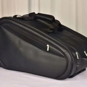 Muestra Gratuita 2024, Raqueta de Tenis/Pickleball/Racquetball de Piel Sintética PU Premium con Logotipo Personalizado, Bolsa de Transporte para Raqueta - Product Image 2