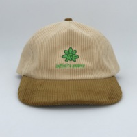 Gorro de algodón de perfil bajo de 5 paneles directo de fábrica, gorra Snapback de papá de dos tonos con bordado 3D para hombres y mujeres, modelo ODM de ala plana