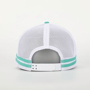 High Quality Wholesale Custom Design Embroidery Logo <b>Mens</b> 5 Panel <b>Hat</b> Cotton Mesh Trucker Cap BSCI OEM Woven Patch Sports Gorras - Product Image 5