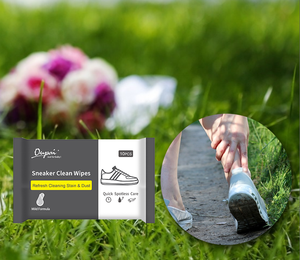 Lingettes nettoyantes jetables pour chaussures blanches et baskets, lingettes nettoyantes personnalisées à action rapide - Product Image 4