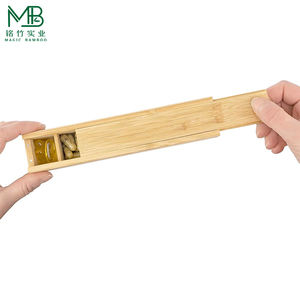 Boîte <span class=keywords><strong>de</strong></span> rangement pour pilules en bambou, petite, pour 7 jours, idéale pour les voyages en plein air - Product Image 2