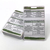 Tarjeta de Referencia Médica de PVC Personalizada al por Mayor para Enfermeras y Escuelas de Enfermería con Porta Tarjetas Retráctil y Clip Metálico