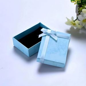 Custom Gradient Powder <b>Pink</b> Gold Foil Printed Jewelry Packaging <b>Box</b> Paperboard Girl's Necklace Earrings Ring-Premium Paper Bag - Product Image 2