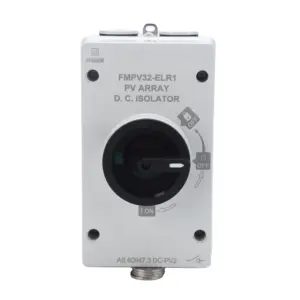 ELR1 PV DC Isolation Switch Waterproof Isolation Switch Earth Terminal Easy To Install