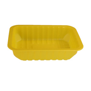 Rectangle High Water Resistance Square Vacuum Seal Plastic Fruit Blister Food MAP Tray For Storage