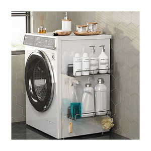 Confezione da 2 portaspezie magnetico adesivo portaoggetti per frigorifero portaspezie per frigorifero lavapiatti a microonde - Product Image 1