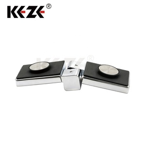 Сертифицированный CE 180 градусов сверхмощный латунный вертикальный подъемный шарнир складной открытый дизайн для современной безрамной ванной комнаты стеклянная дверь для душа - Product Image 4