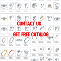 Hip Hop GRA Pass Diamond Tester Bling D Color Moissanite Argent sterling 925 Iced Out Bague à maillons cubains à 2 rangées pour hommes