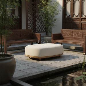 EKAR Horizon Cloud Pouf da <span class=keywords><strong>Esterno</strong></span> |   Sgabello da Patio di Lusso Impermeabile | - Product Image 4