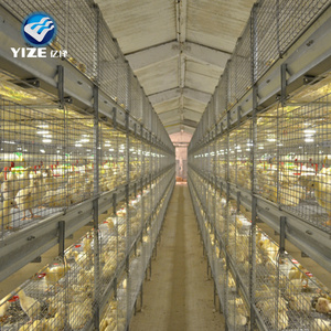 Cage à poulets manuelle de type H pour l'<span class=keywords><strong>élevage</strong></span> de volailles - Product Image 3