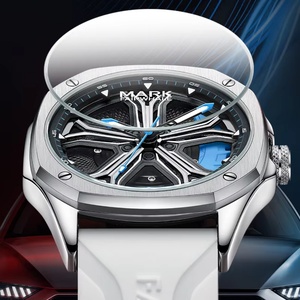 Reloj de Cuarzo para Hombre Mark Fairwhale FW-5060, Diseño de Lujo, Esfera Giratoria Creativa, Correa de Acero Inoxidable, Estilo Casual - Product Image 2