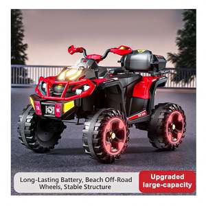 Coche Eléctrico para Niños de Alta Resistencia con Bluetooth, USB, Reproductor MP3, Encendido por Botón, Motor Doble Rojo de 550W y Rango Extendido - Product Image 4