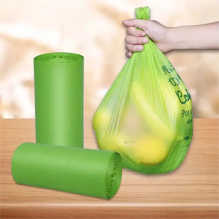 Bán Buôn 100% 10L 8L 6L Phân Hủy Sinh Học Compostable Phân Hủy PLA Bpat Ngô Tinh Bột Rác Thùng Rác Túi Nhà Cung Cấp