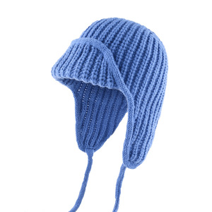 Gorro <span class=keywords><strong>de</strong></span> esquí coreano <span class=keywords><strong>de</strong></span> color liso para hombre, cálido para otoño e invierno, estilo Lei Feng, con protección para las orejas, estampado digital - Product Image 5