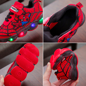 <span class=keywords><strong>Scarpe</strong></span> per Bambini Primavera e Autunno, Sneakers Casual Unisex con Luci LED, <span class=keywords><strong>Scarpe</strong></span> in Rete Luminose - Product Image 6