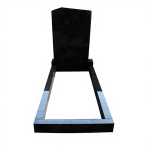 Pierre tombale rectangulaire moderne en marbre de haute qualité avec garantie d'un an pour usage funéraire - Product Image 3