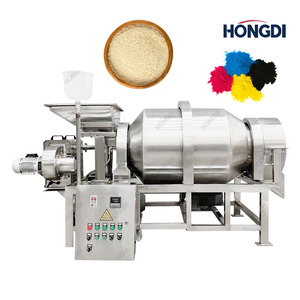Mélangeur de fûts en acier inoxydable de 200 litres avec moteur SUS304 pour le mélange et le séchage des granulés d'aliments pour animaux de compagnie et chiens - Product Image 2
