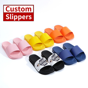 Pantoufles Homme Personnalisées Logo Mousse à Mémoire Confort Coussin d'Air Chaussons de Sport Sandales Design pour Hommes - Product Image 5