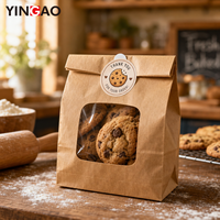 Autocollant d'emballage pour biscuits faits main, autocollant adhésif en vinyle découpé sur mesure, imperméable, pour boulangerie, sachet de biscuits, boîte, pot, scellage