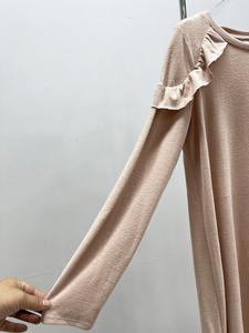 Nuevo vestido de pendientes de cuello redondo suelto de otoño para mujer de talla grande europea y americana - Product Image 5