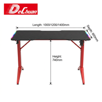 Bureau de jeu convertible en bois avec renforts métalliques, finition grain naturel, idéal pour ordinateur portable compact, design intemporel