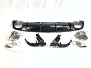 Diffuseur arrière pour Audi <span class=keywords><strong>A6</strong></span> <span class=keywords><strong>Sline</strong></span> 2016 -- 2018 Mise à niveau vers RS6 <span class=keywords><strong>Sline</strong></span> 2016-2018 - Product Image 4