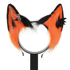 Nuovo arrivo orecchie di pelliccia fasce <span class=keywords><strong>per</strong></span> <span class=keywords><strong>capelli</strong></span> gotico Hairband <span class=keywords><strong>Halloween</strong></span> <span class=keywords><strong>accessori</strong></span> <span class=keywords><strong>per</strong></span> <span class=keywords><strong>capelli</strong></span> - Product Image 5