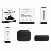 Traitement Anti-Acné, Éliminateur de Taches Brunes, Savon Noir Africain Marocain à l'Huile d'Argan et au Beurre de Karité