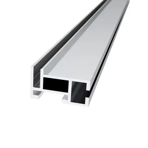 Fabricante personalizable tensión estiramiento UV 20MM pared 6061 extrusión marco de aluminio para tela sin marco textil lightbox