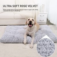Petopia Modern Travel XL Hunde bett Grau Gummi Wasch bares Winter Flach kissen für Autos tiefel Nachhaltige Rechteckform