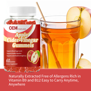 Gomitas de Vinagre de Sidra de Manzana Orgánicas Keto ACV con Vitaminas, Marca Privada OEM, Halal, para Adelgazar y Aplanar el Abdomen - Product Image 5