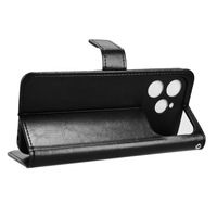 Coque Arrière Magnétique Antichoc avec Porte-Cartes pour Tecno Spark 40 4G/Spark 40 Pro/40 Pro PLUS en Cuir PU Cheval Fou