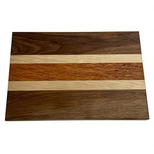 Grande planche à découper en bois durable de 20x15x1,5 pouces avec pieds en caoutchouc, bloc de boucher, planche de cuisine, compatible lave-vaisselle, facile à utiliser - Product Image 1