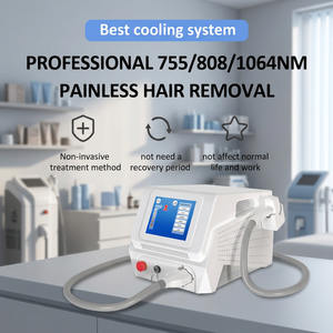 เครื่องกำจัดขนด้วยเลเซอร์ไดโอดกำลังสูงเชิงพาณิชย์ 755nm 808nm 1064nm สำหรับใบหน้า ลำตัว ขา และบิกินี่ - Product Image 1